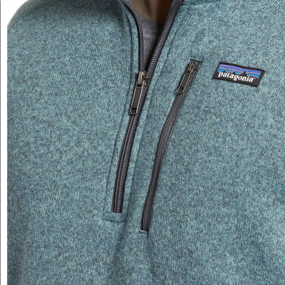 Patagonia Better Sweater Quarter Zip Pullover In Shadow Blue